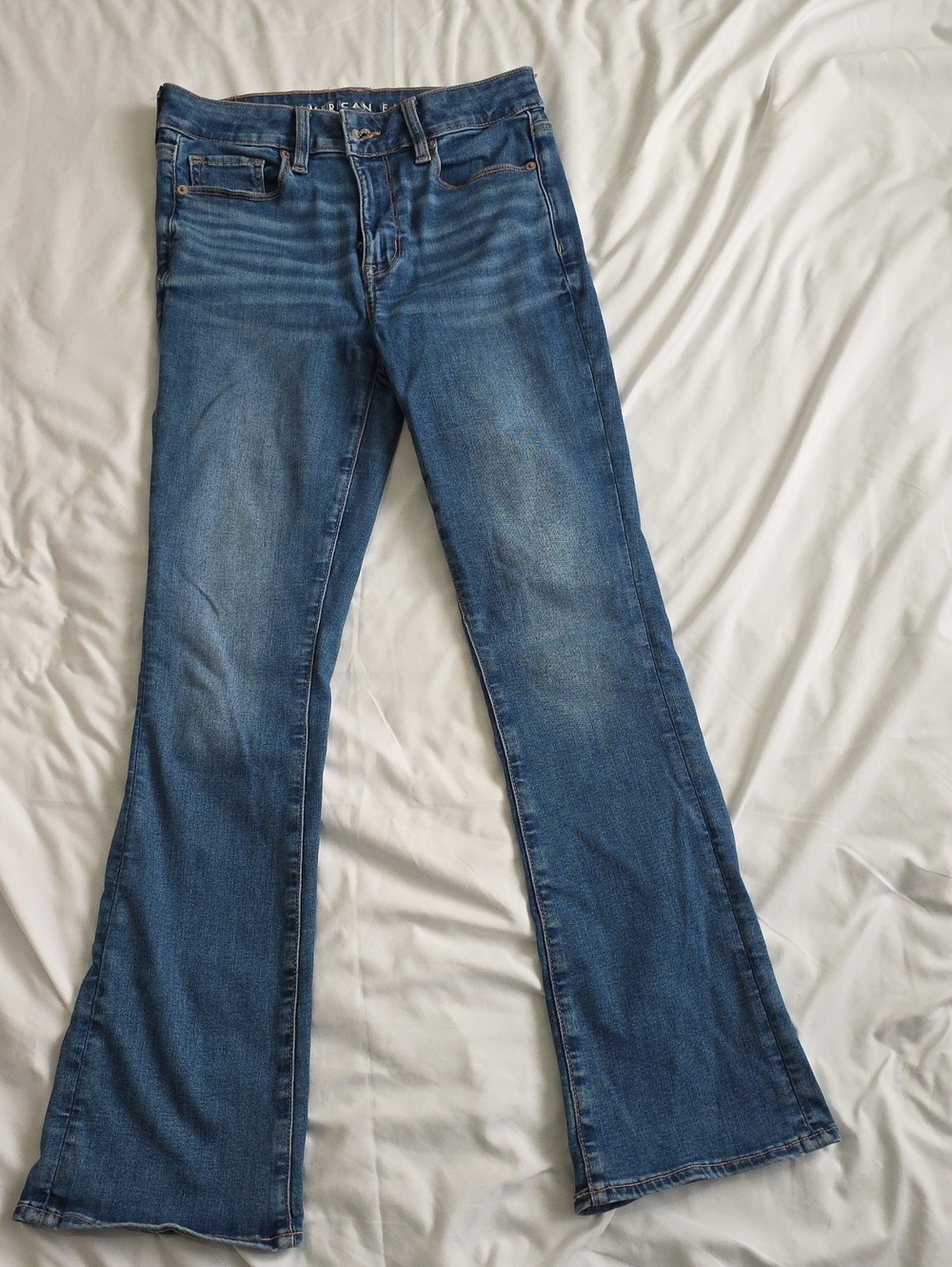 American Eagle Outfitters Medium Blue Flare Jeans